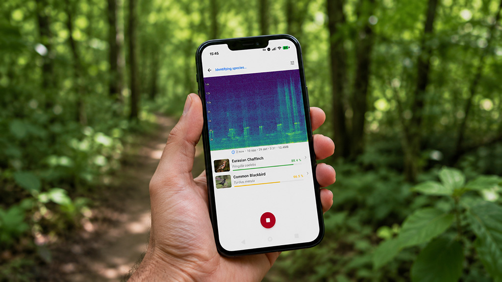 BirdNET app header